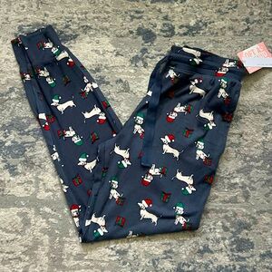 Jaclyn Intimates Christmas Dachshund Pajama Pants